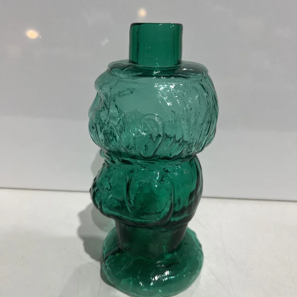 Vtg Tiara Indiana Glass W C FIELDS Teal Color Mountaineer Man 10